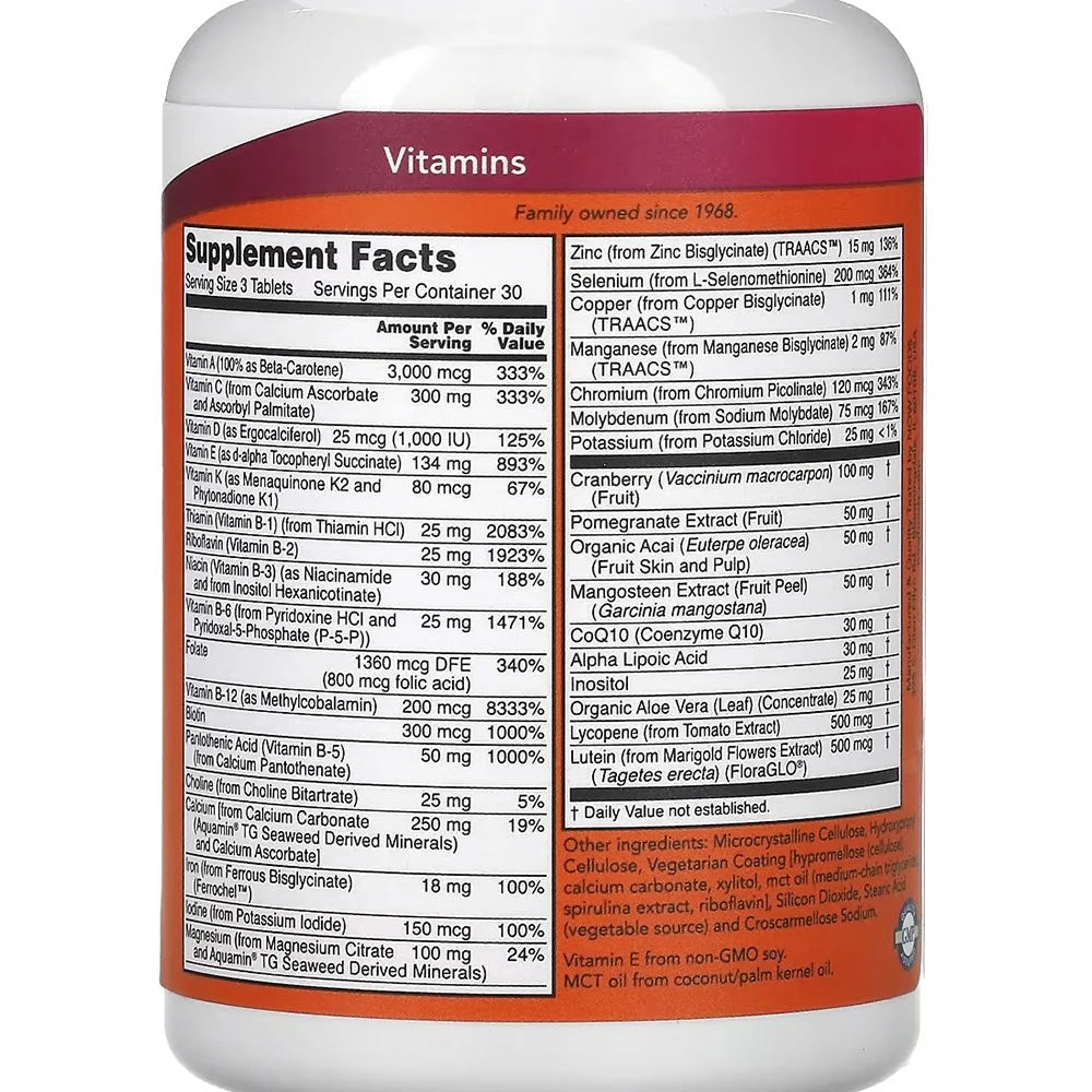 Now Foods - Superior Kvinders Multi Tabs