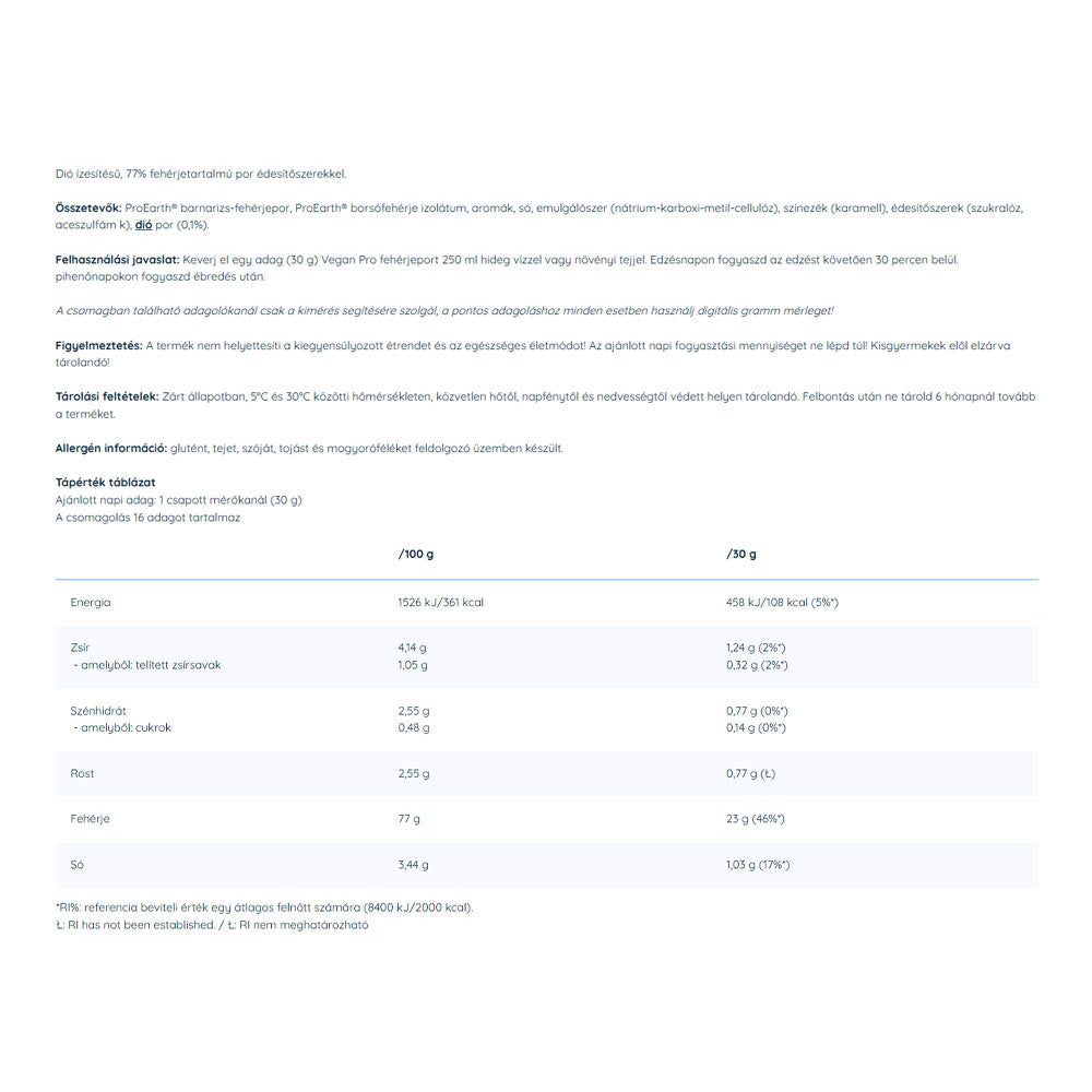 Nutriversum - ProEarth Vegan Pro