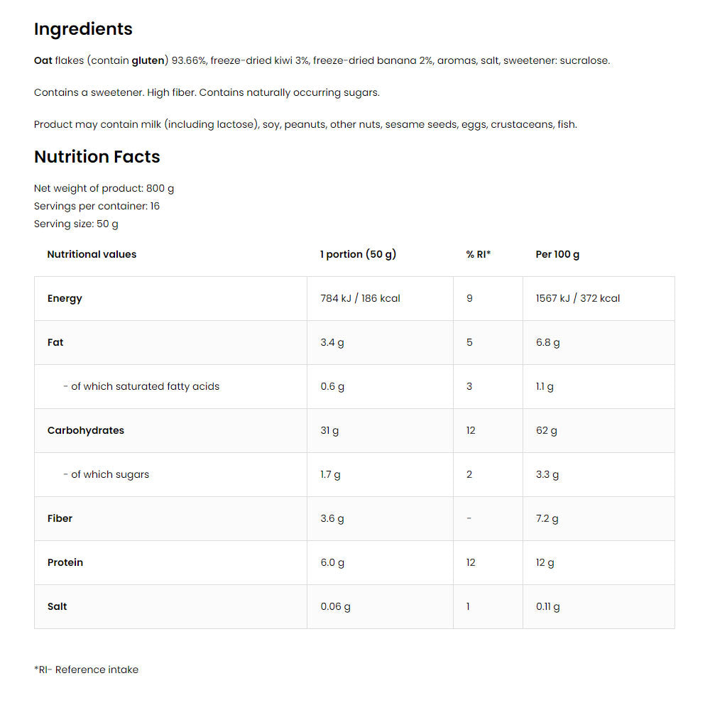 Ostrovit - Kiwi Banana - 800g