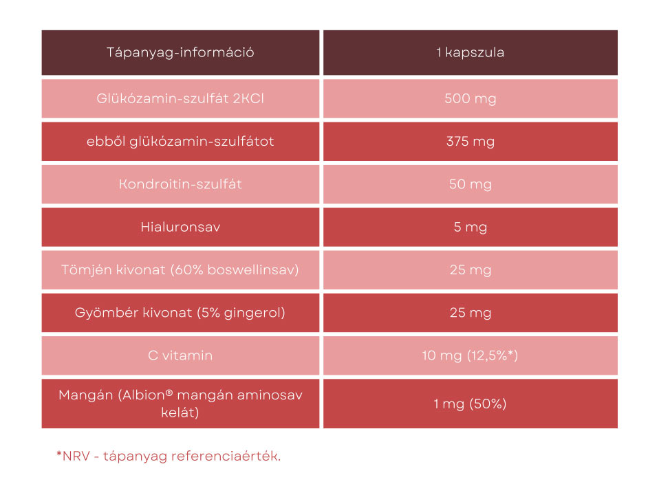 Olimp Labs Arthroblock - baksida med näringsinformation