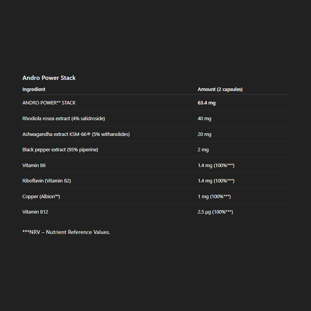 Olimp Labs T-100 Male Testo Booster ingredienser etikett