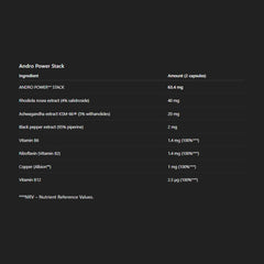 Olimp Labs T-100 Male Testo Booster ingredienser etikett