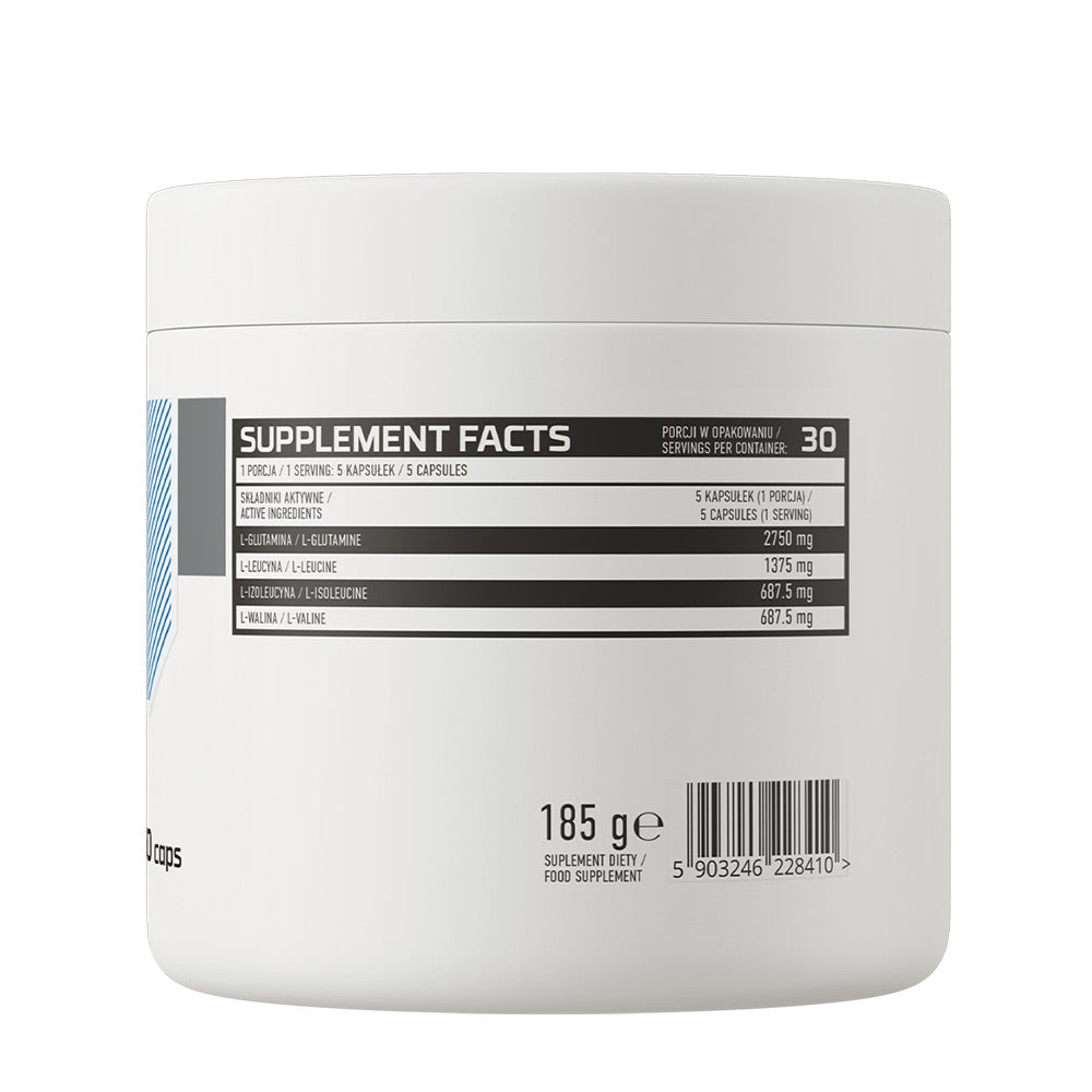 OstroVit BCAA + Glutamine öppen behållare