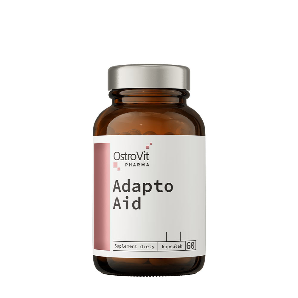 Adapto Aid – Hormonbalans & Stresskontroll baksida