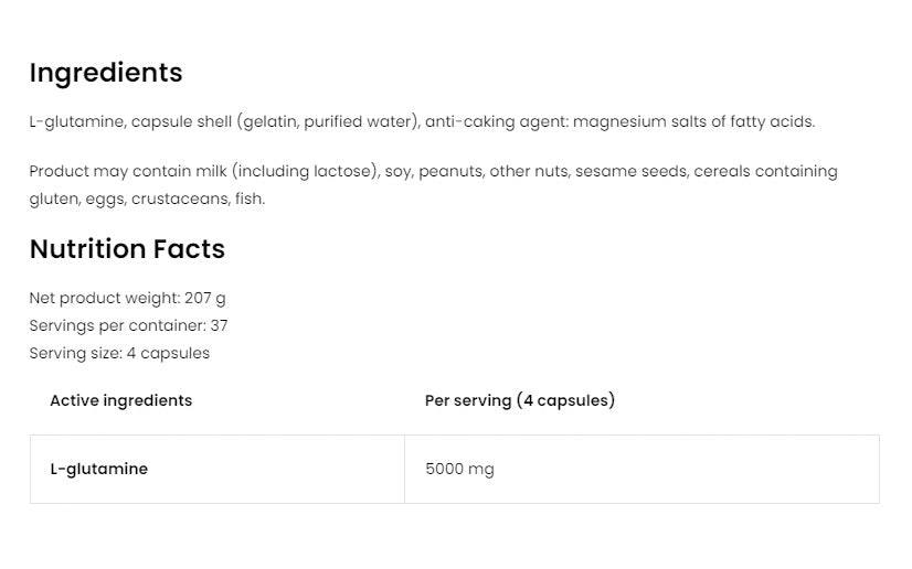 OstroVit - Glutamin 5000mg