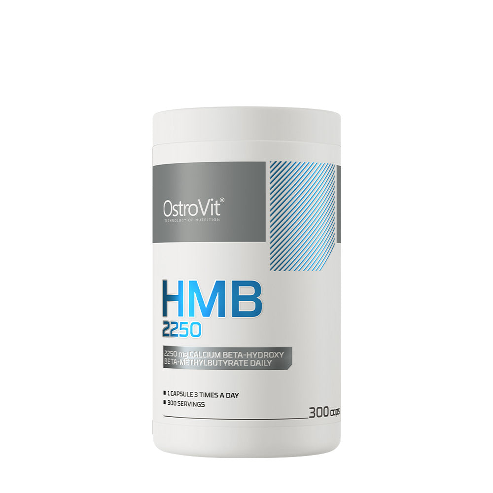 OstroVit HMB 2250mg baksida näringsfakta