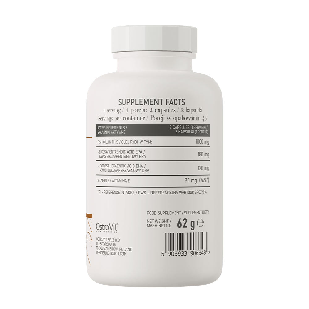 Ostrovit - Omega 3 Let At Synke - 90 Kapsler