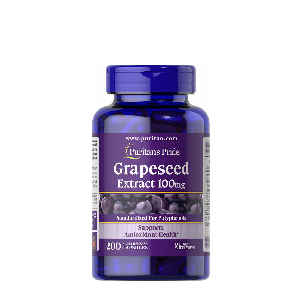 Puritan's Pride Grapeseed Extract framsida