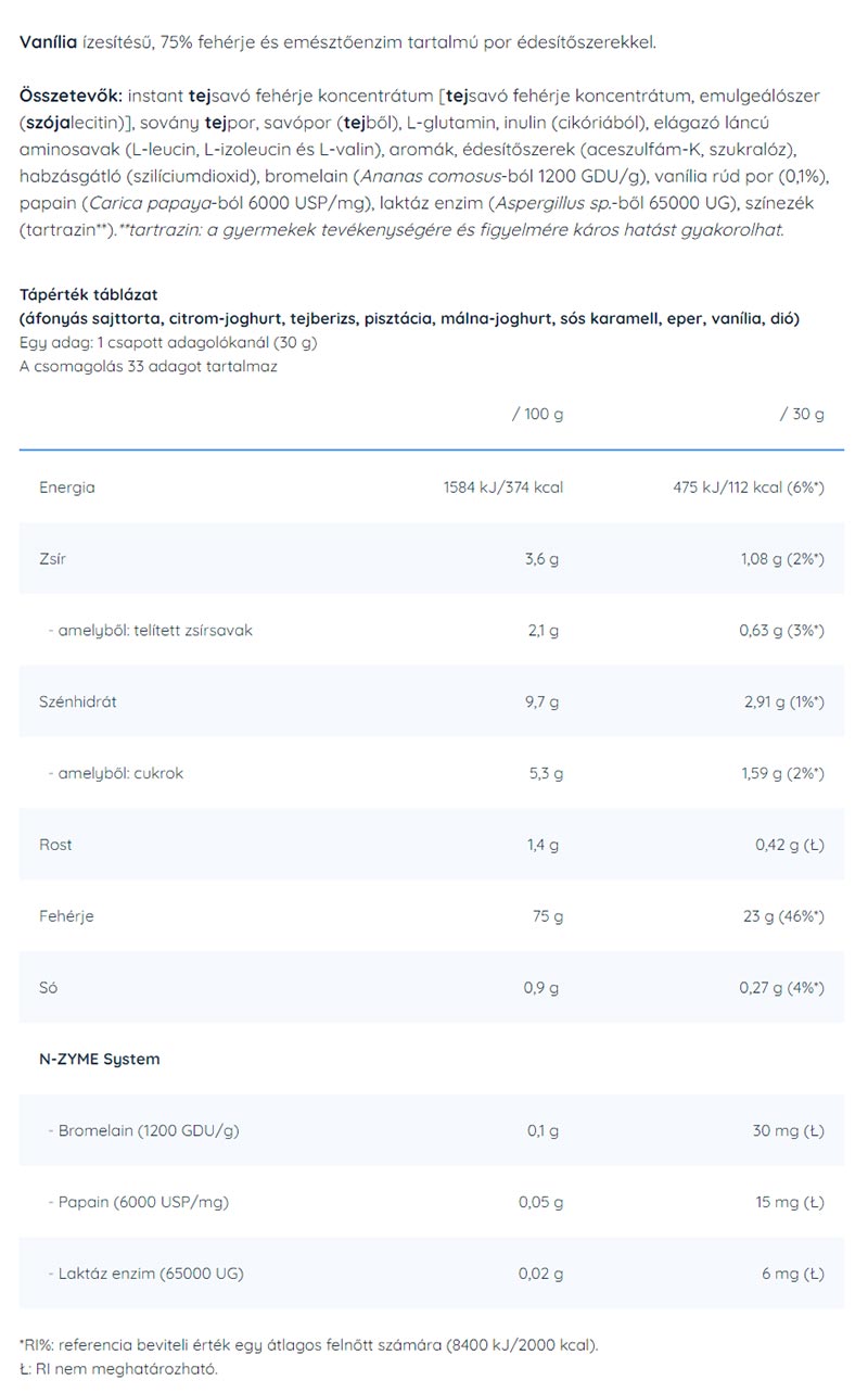 Nutriversum - Vanilla - 1000g