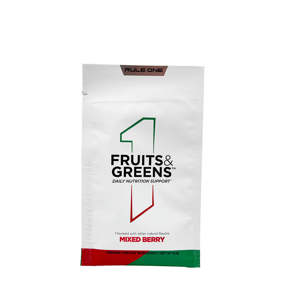 Rule One Fruits & Greens Blandade Bär ingredienser