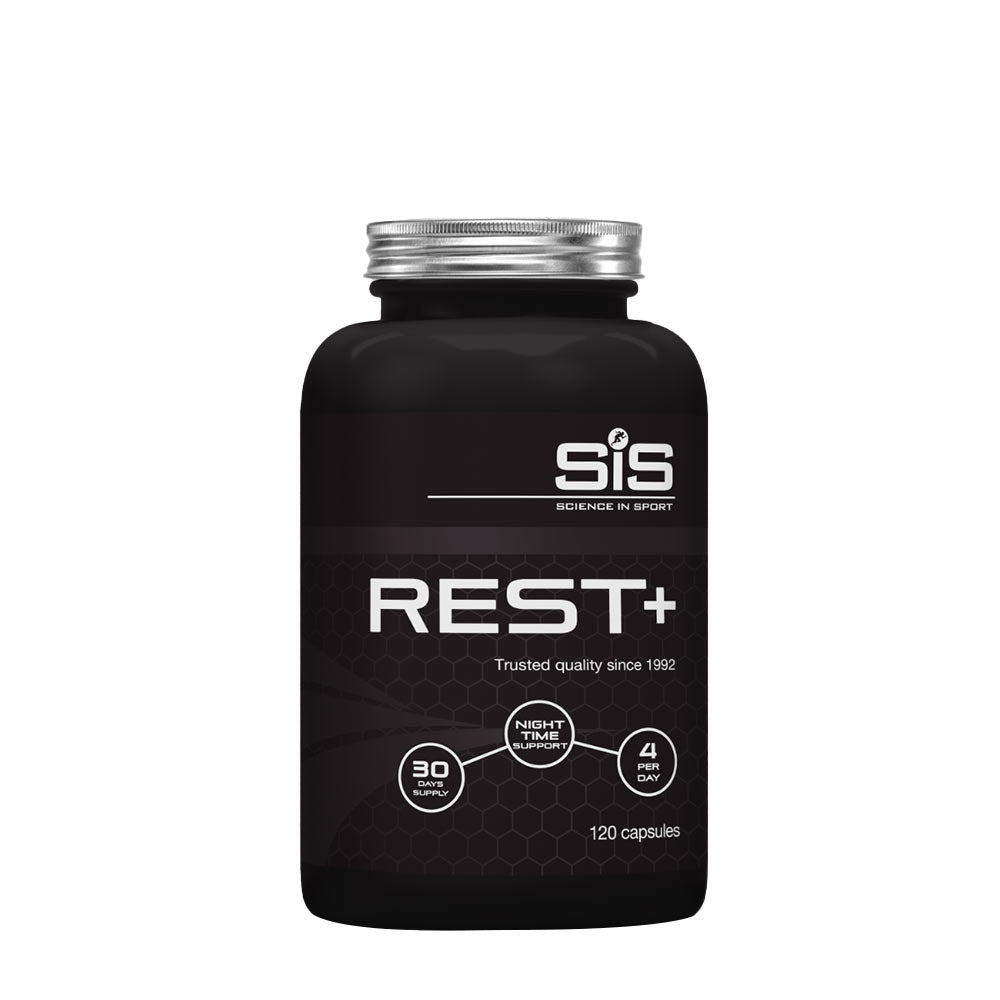 Science In Sport Rest+ baksida med näringsinformation