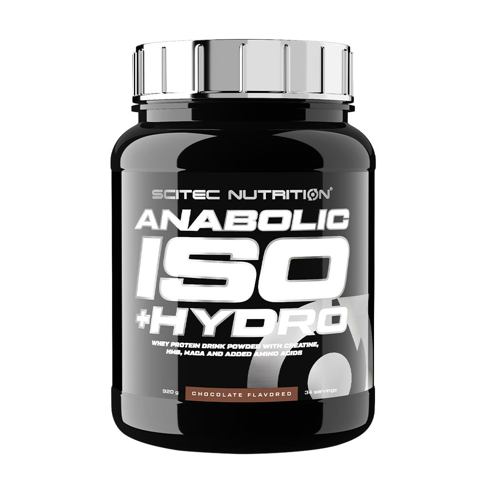 Anabolic ISO +Hydro näringsfakta och ingredienser baksida