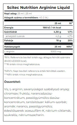 Scitec Nutrition - Nutrition Mega Arginine - 120 kapselia