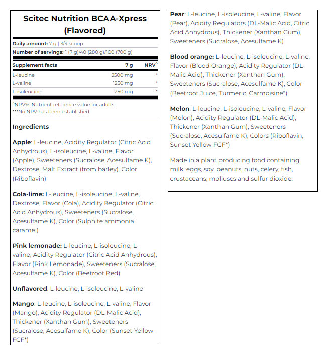Scitec Nutrition - BCAA Xpress