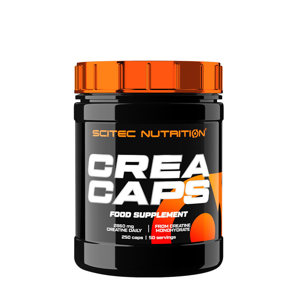 Creatine Caps – 250 kapslar baksida näringsfakta