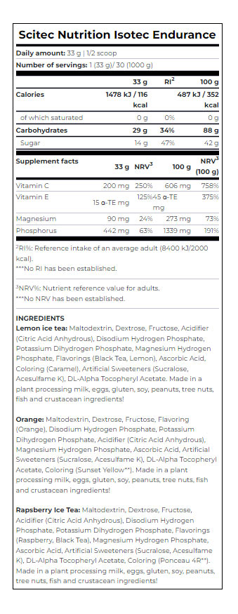 Scitec Nutrition - ISO TEC Endurance