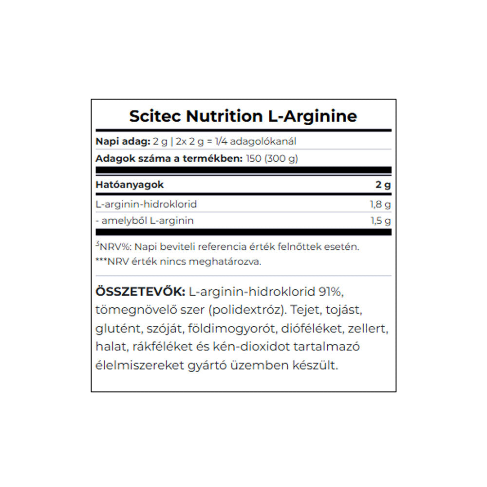 Scitec Nutrition - L-Arginine - 300g