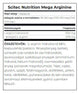 Mega Arginine – 120 kapslar baksida
