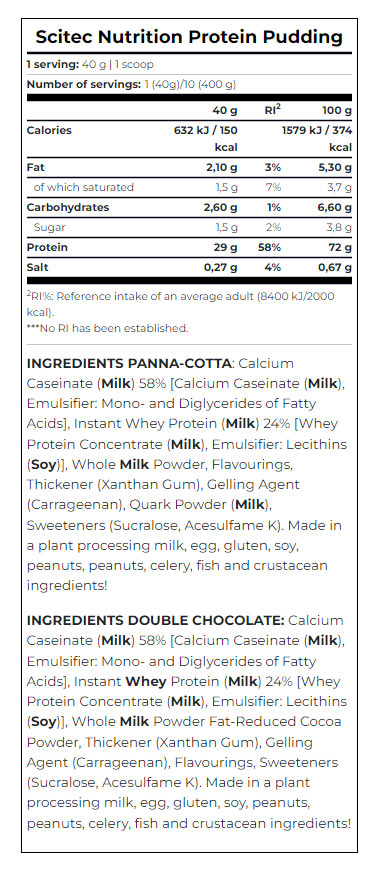 Scitec Nutrition - Protein Pudding