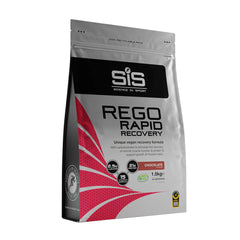 Science in Sport REGO Rapid Recovery Powder 1.5kg pack for fast post-workout recovery, chocolate flavor, high-quality nutrients.