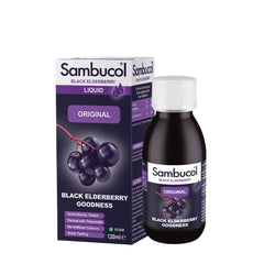 Sambucol Original Liquid with black elderberry, supports immunity, scientifically tested, natural ingredients.