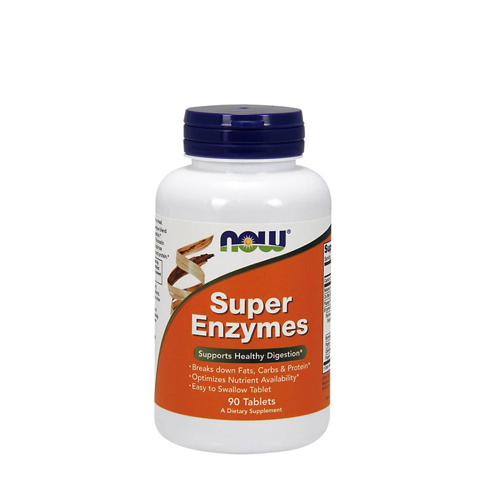 Now Foods Super Enzymes dosering instruktioner