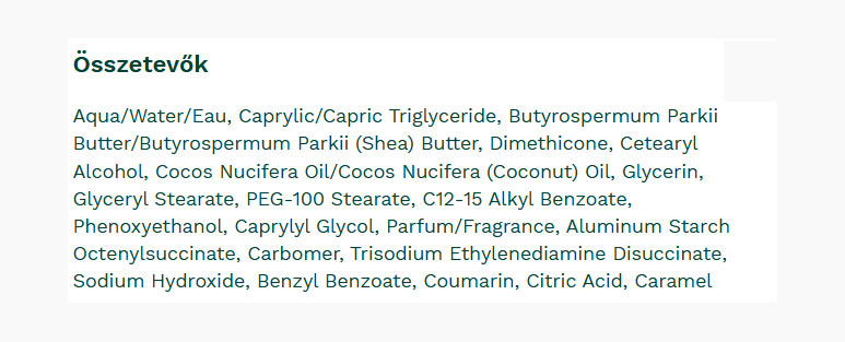 Shea Vegan Body Lotion konsistens