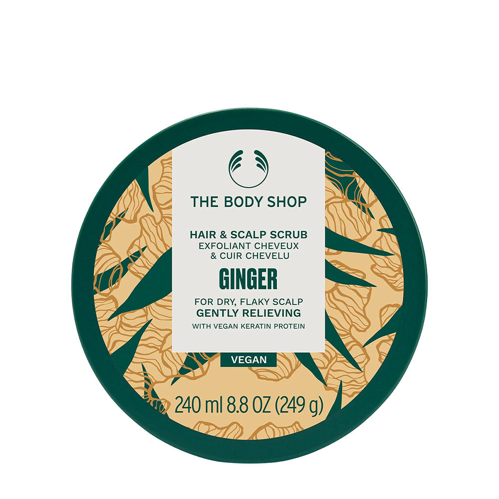 Ginger Hair & Scalp Scrub baksida näringsfakta