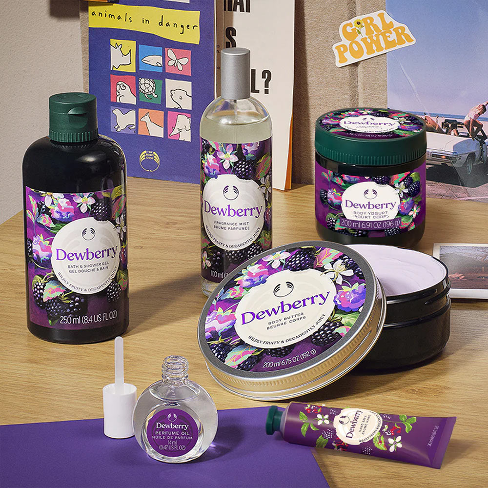 The Body Shop Hand Balm förpackningsdetalj
