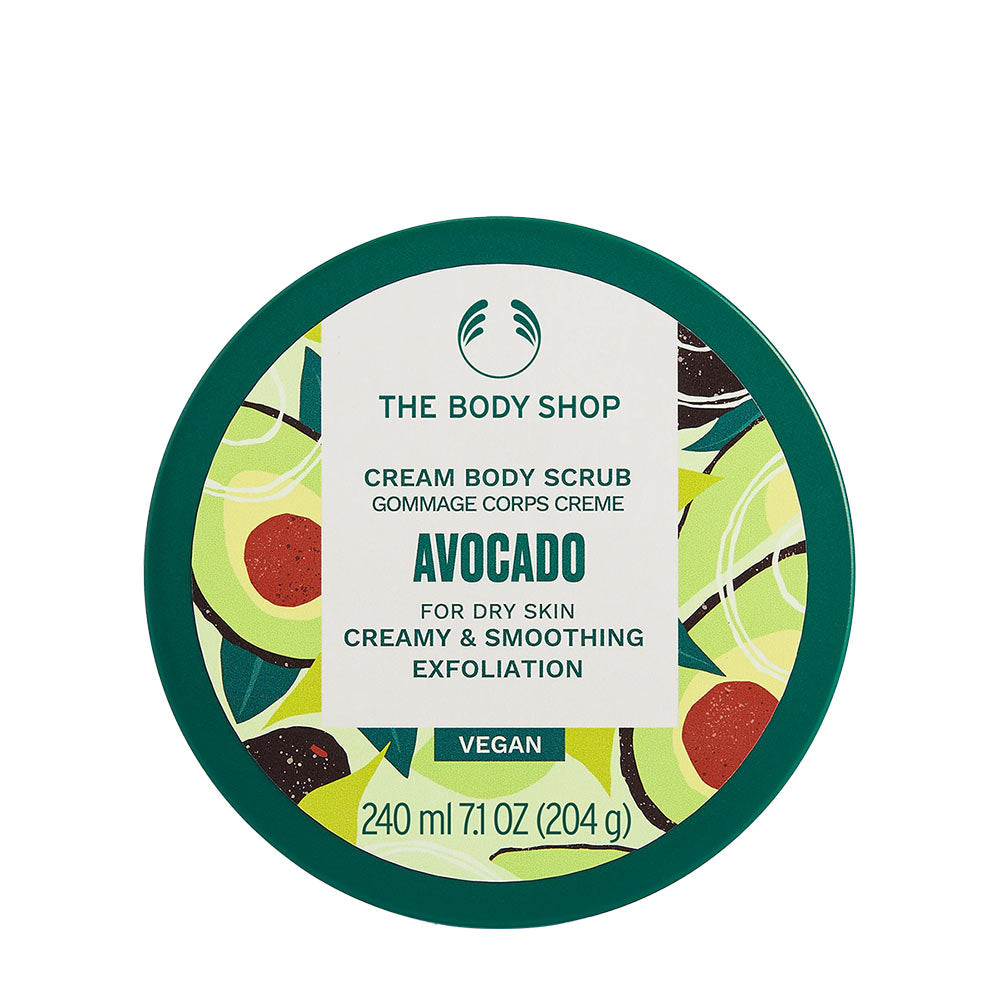 The Body Shop Body Scrub öppen förpackning
