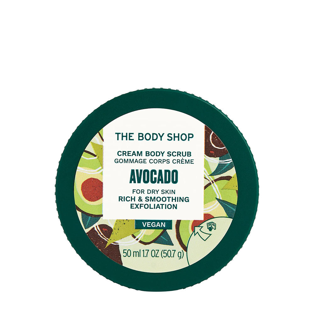 The Body Shop Body Scrub applikering demonstration