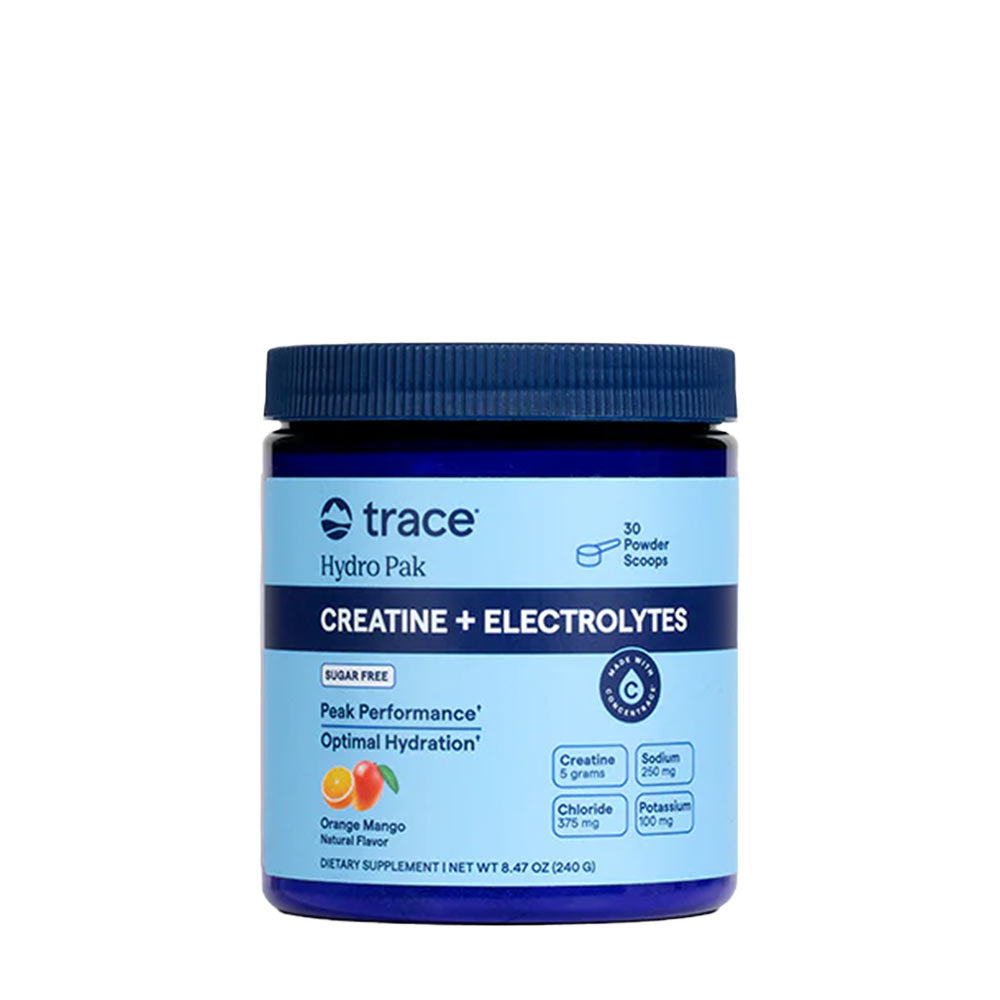 Trace Minerals Hydro Pak ingredienser & etikett