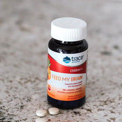 Trace Minerals - Feed My Brain For Kids - Fruit Punch - 60 Karkit