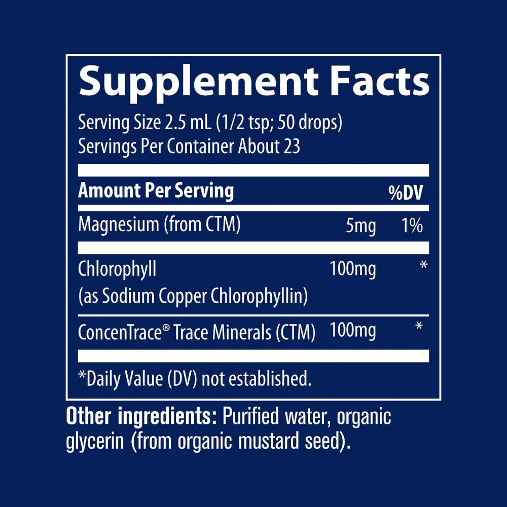 Trace Minerals - Ionic Chlorophyll
