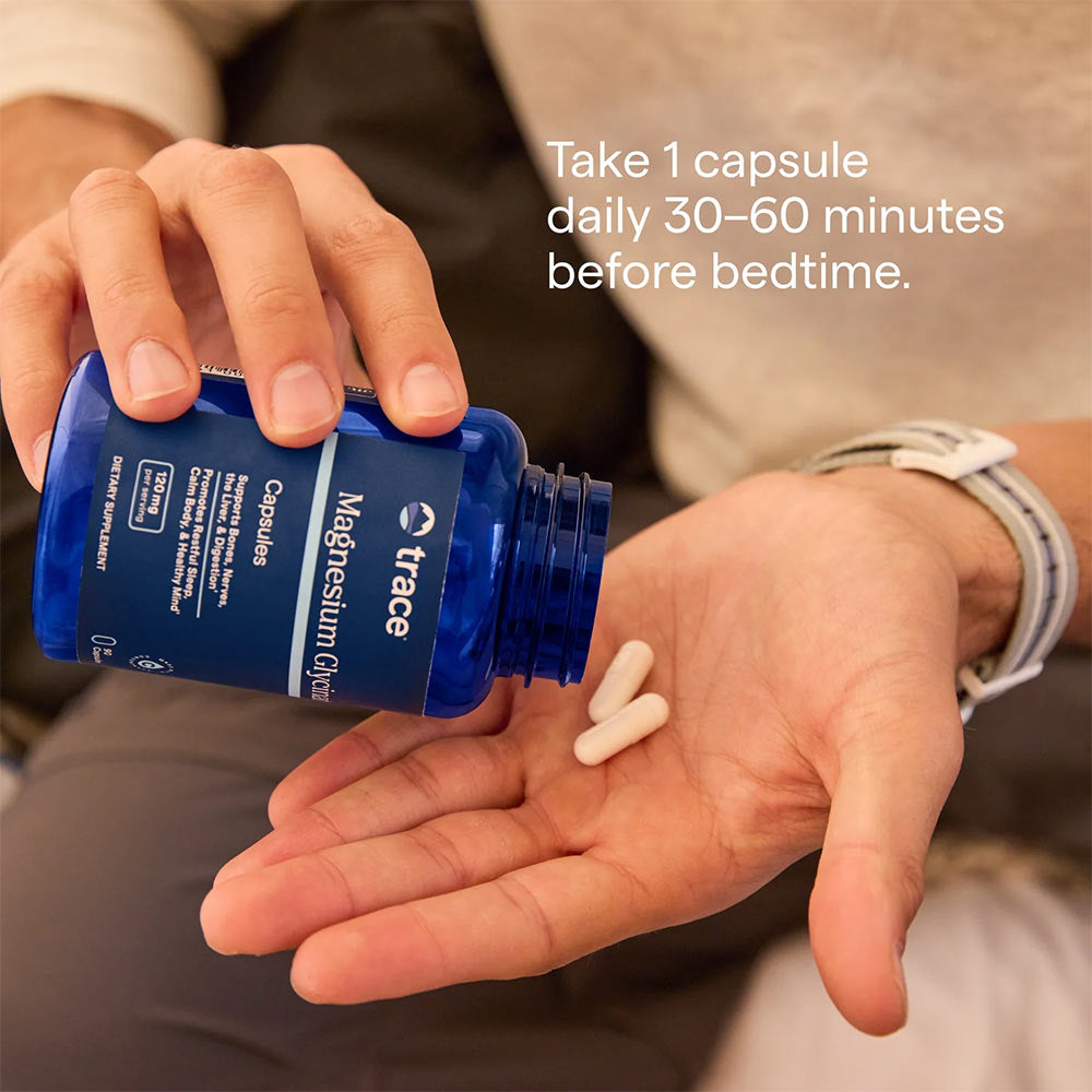 Trace Minerals - Magnesium Glycinaatti Jauhe