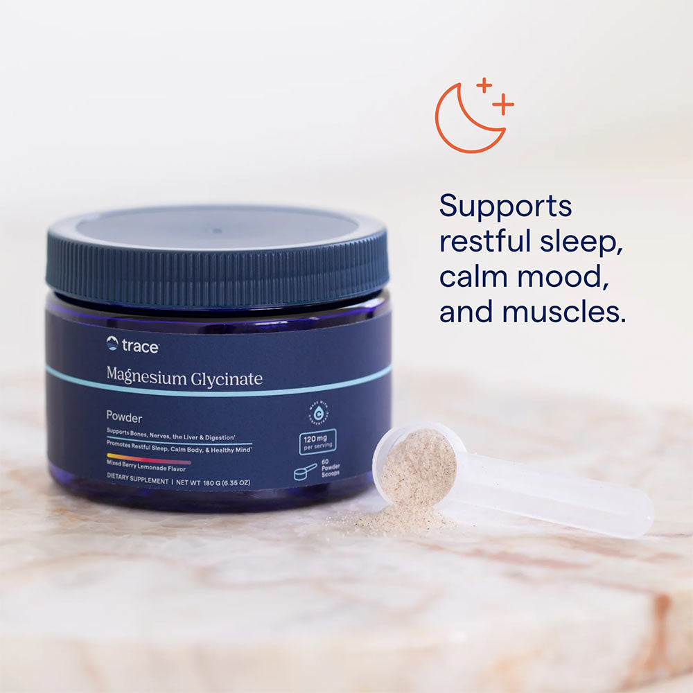 Trace Minerals - Magnesium Glycinaatti Jauhe