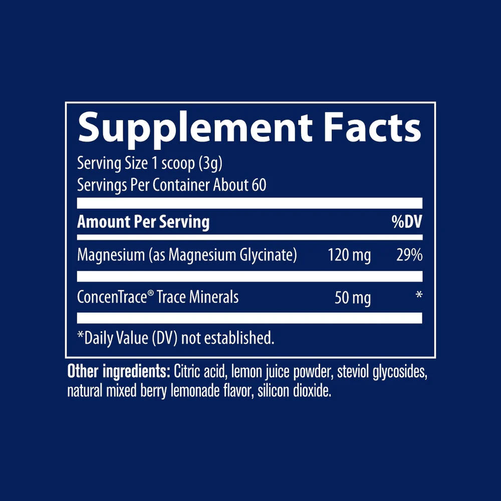 Trace Minerals - Magnesium Glycinaatti Jauhe