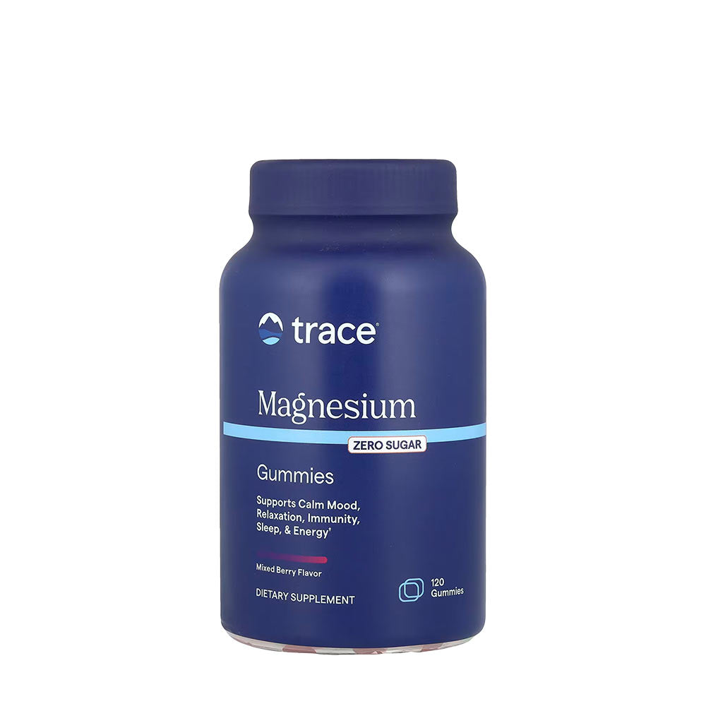 Trace Minerals - Sugar Free Magnesium Gummies - Mixed Berry - 120 Gummies