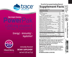Trace Minerals - Electrolyte Stamina Power Pak - Mixed Berry - 30 Pakker