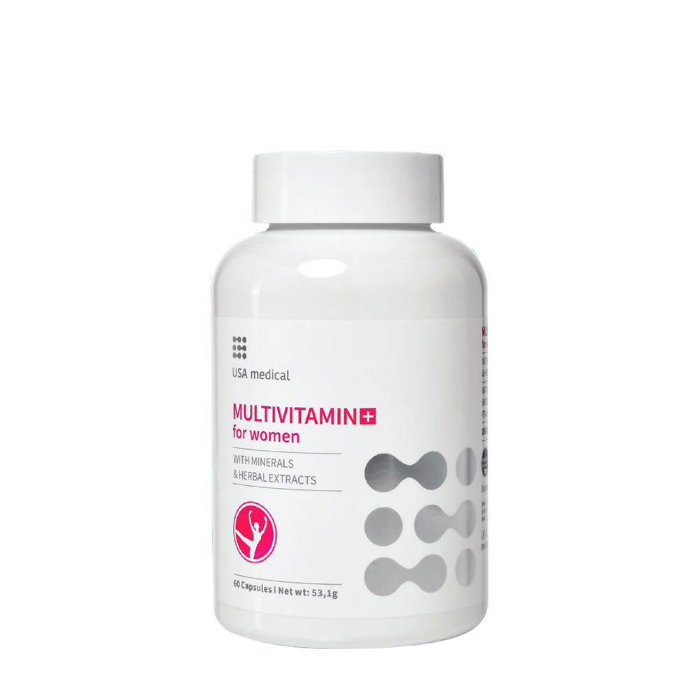 Multivitamin för Kvinnor – 60 Kapslar framsida