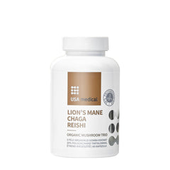 Organic Mushroom Trio 60 kapslar framsida