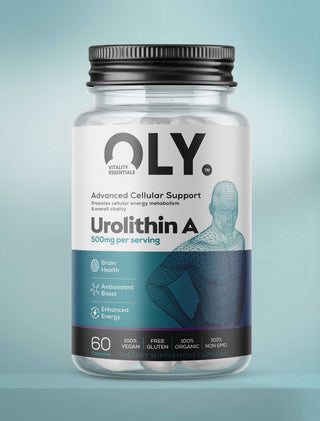 Oly Urolithin A 500mg 60 vcaps framsida