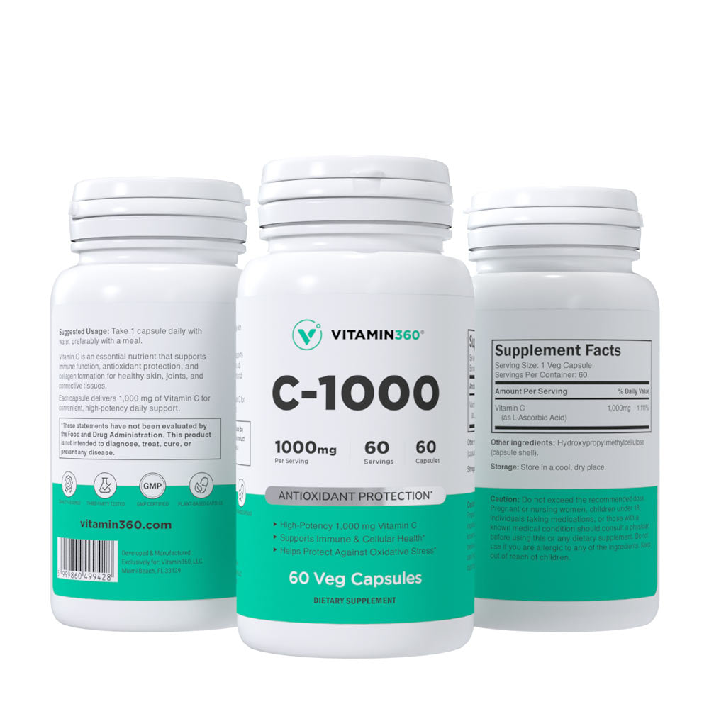 Vitamin360 C-1000 doseringsanvisning