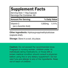Vitamin360 C-1000 ingredienser lista