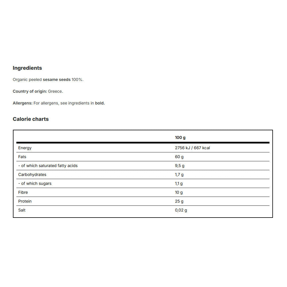 Vilgain - Tahini - 300g