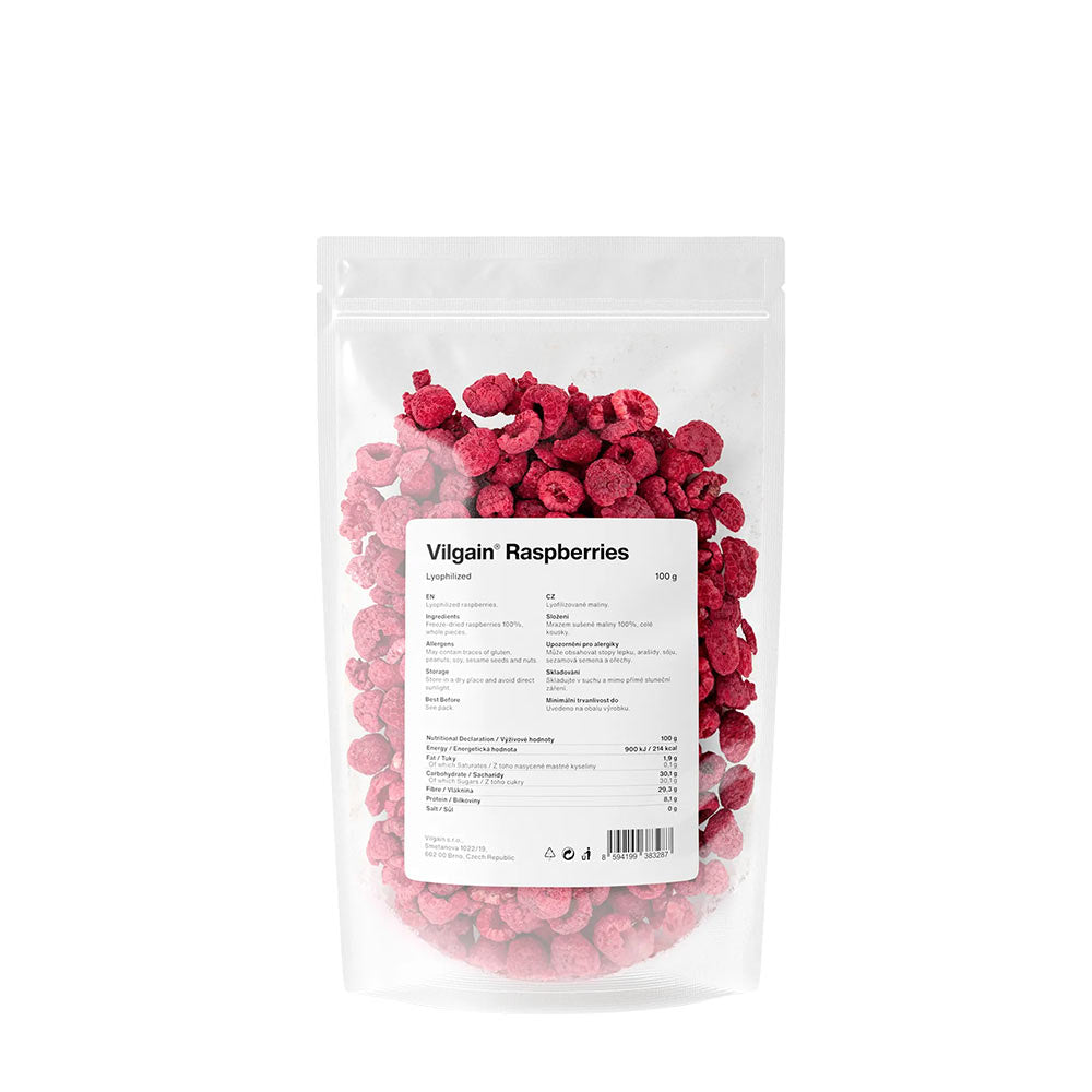 Vilgain - Freeze-Dried Raspberries - 100g