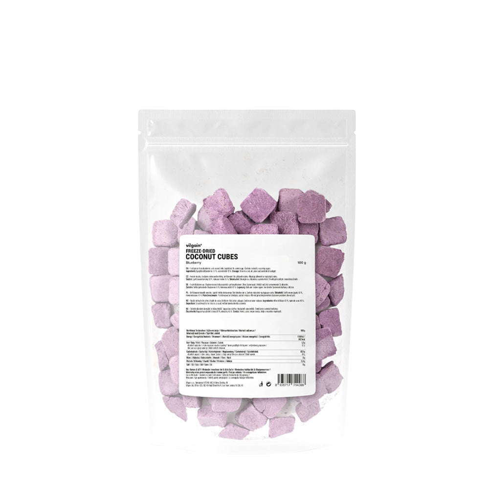 Vilgain - Coconut Cubes - Blueberry - 100 g