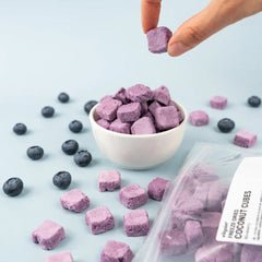 Vilgain - Coconut Cubes - Blueberry - 100 g