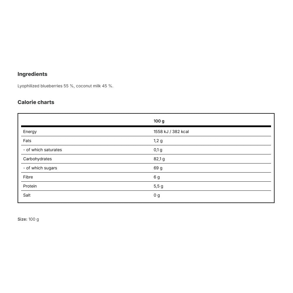 Vilgain - Coconut Cubes - Blueberry - 100 g