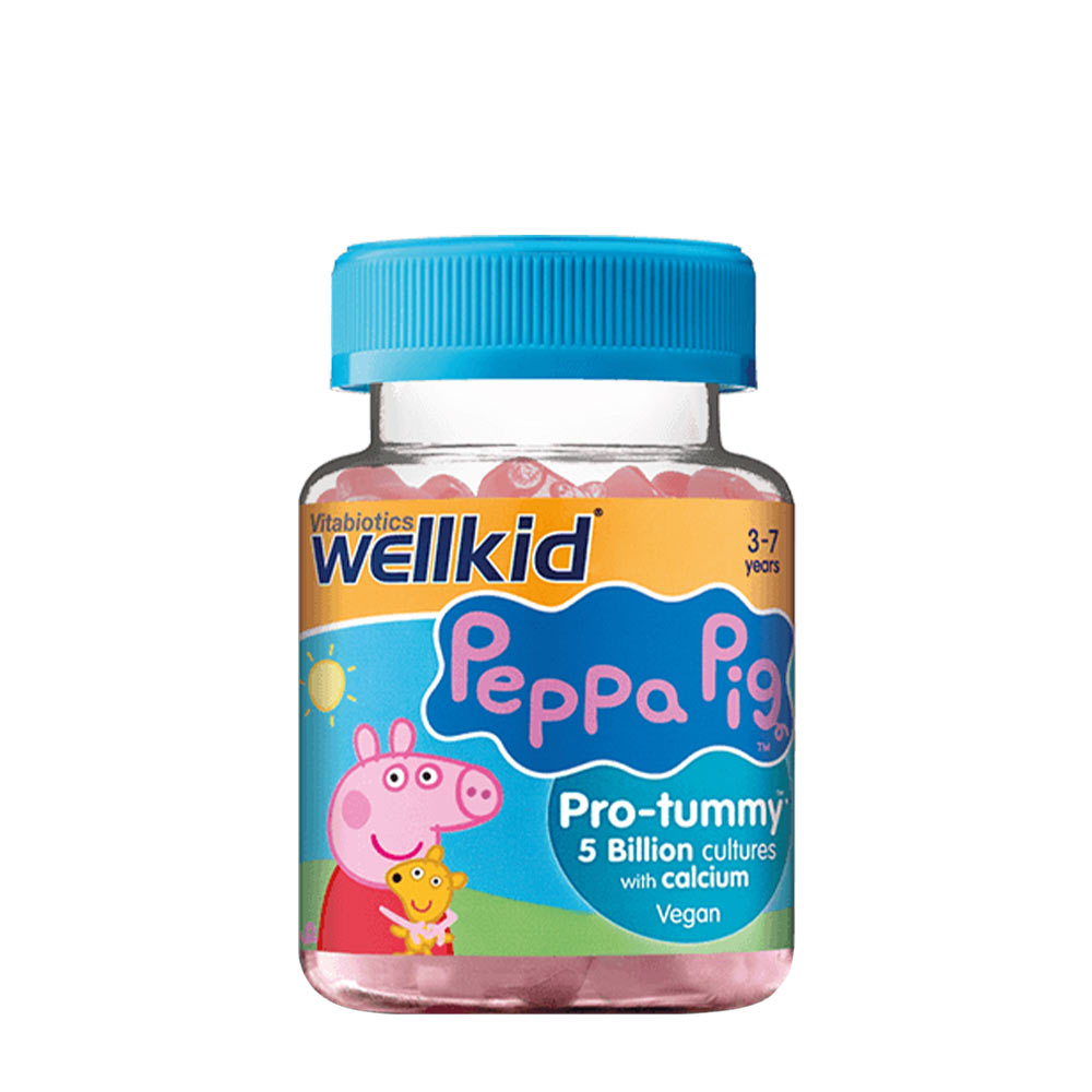 Wellkid Pro-Tummy baksida näringsfakta och ingredienser